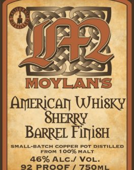 Gold for Moylan’s Sherry Barrel-Finished American Whisky